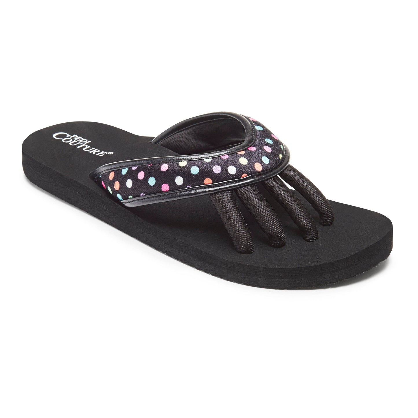 Polka Dot Toe Separator Sandals