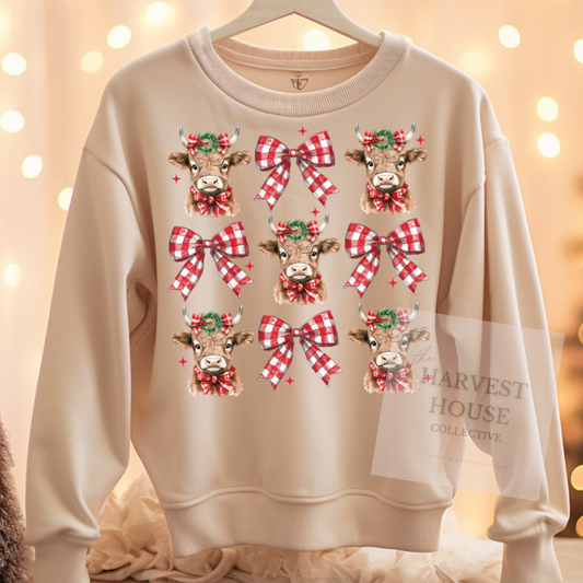 Christmas Cows Sweatshirt