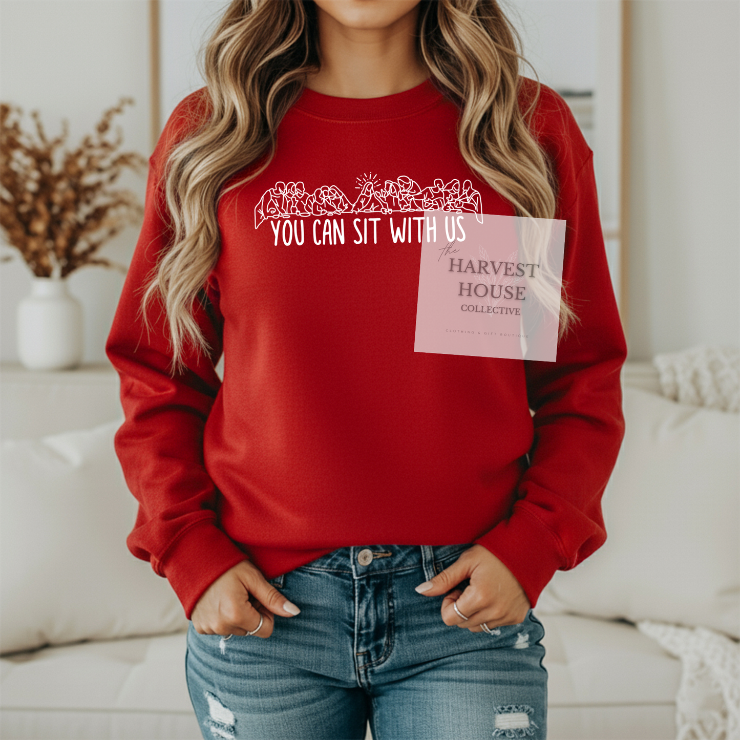 You Can Sit With Us Gildan Crewneck & Hoodie