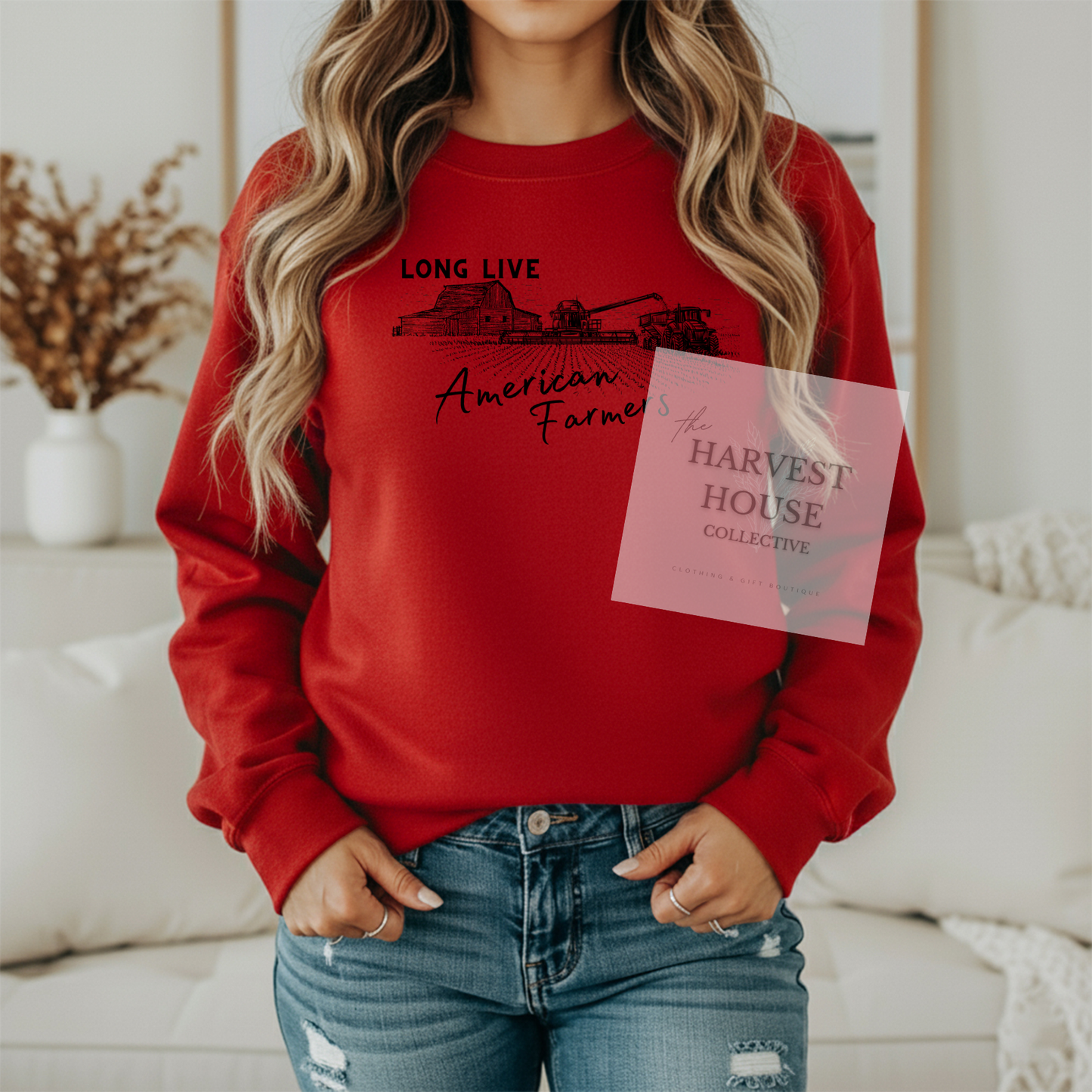 Long Live American Farmers Crewneck & Hoodie