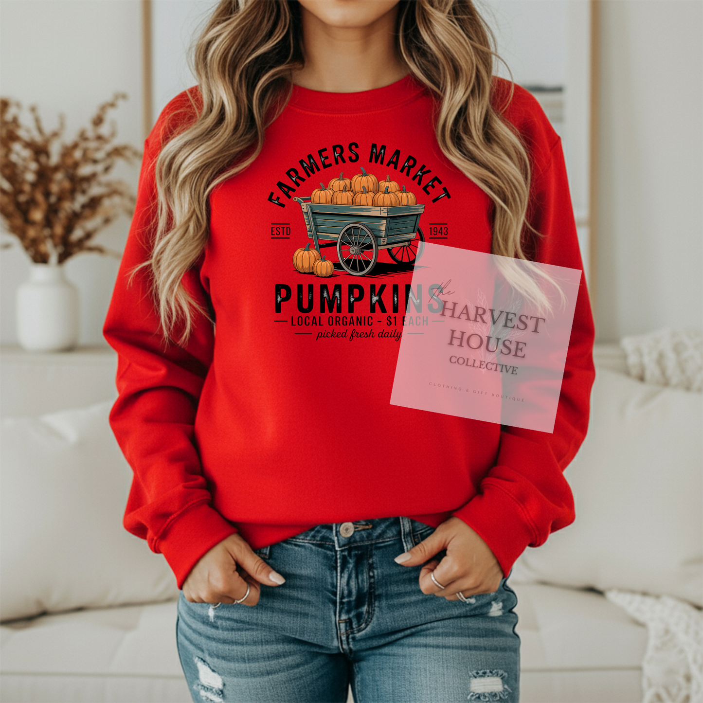 Farmers Market Gildan Hoodie & Crewneck