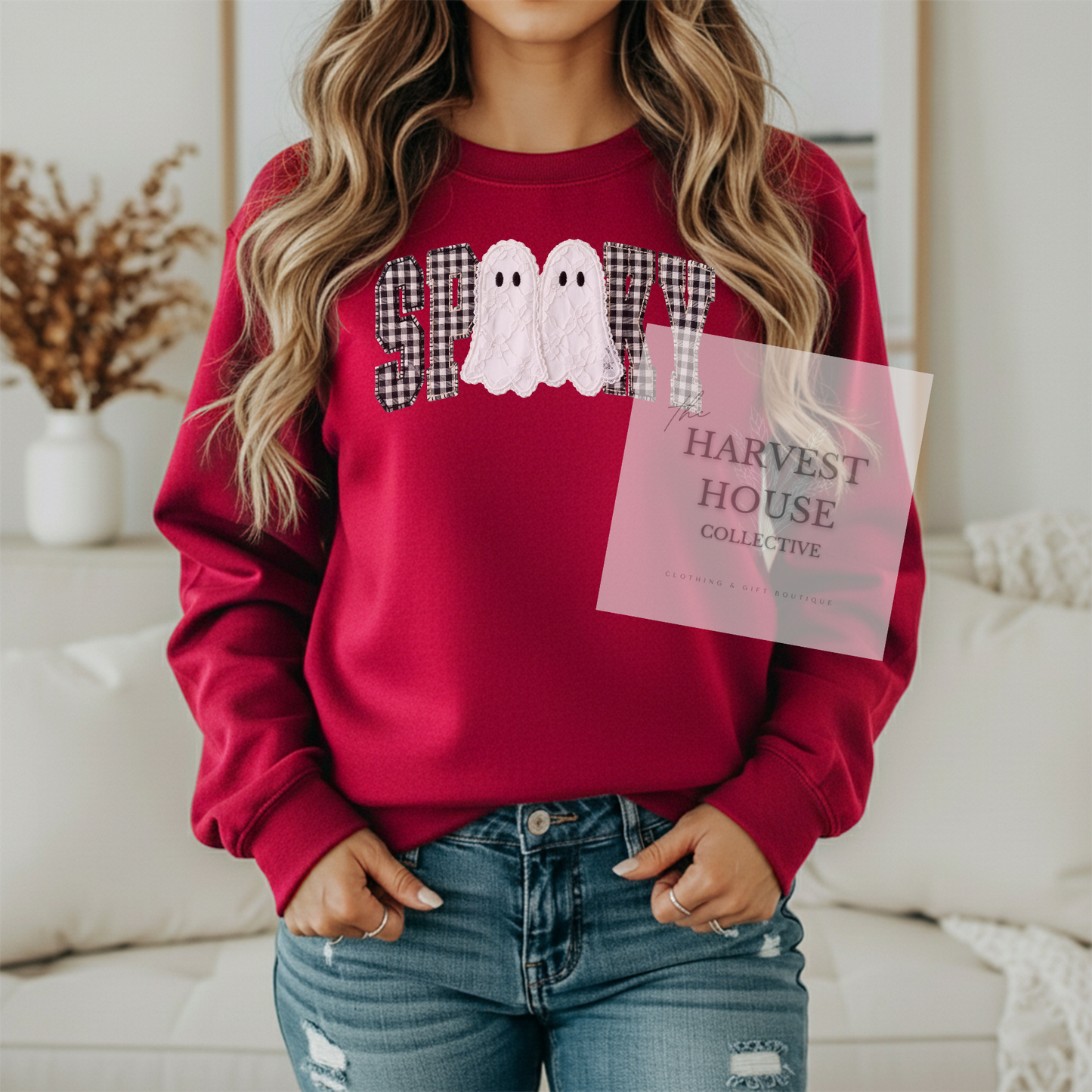Faux Lace Spooky Shirt