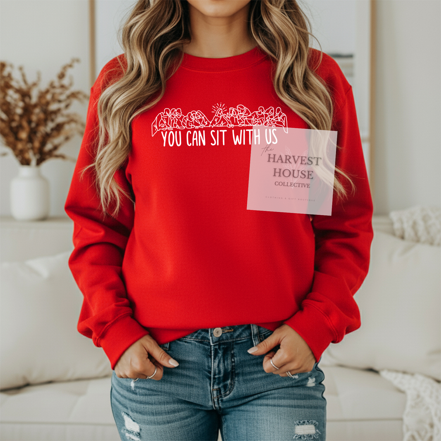You Can Sit With Us Gildan Crewneck & Hoodie