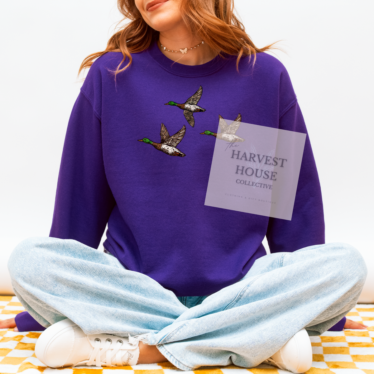 Flying Mallard Crewneck & Hoodie