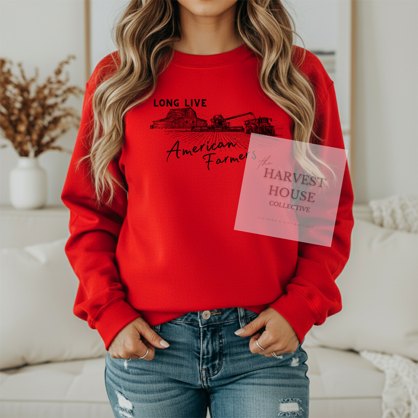 Long Live American Farmers Crewneck & Hoodie