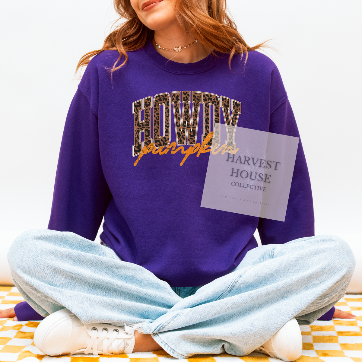 Howdy Pumpkin Crewneck & Hoodie