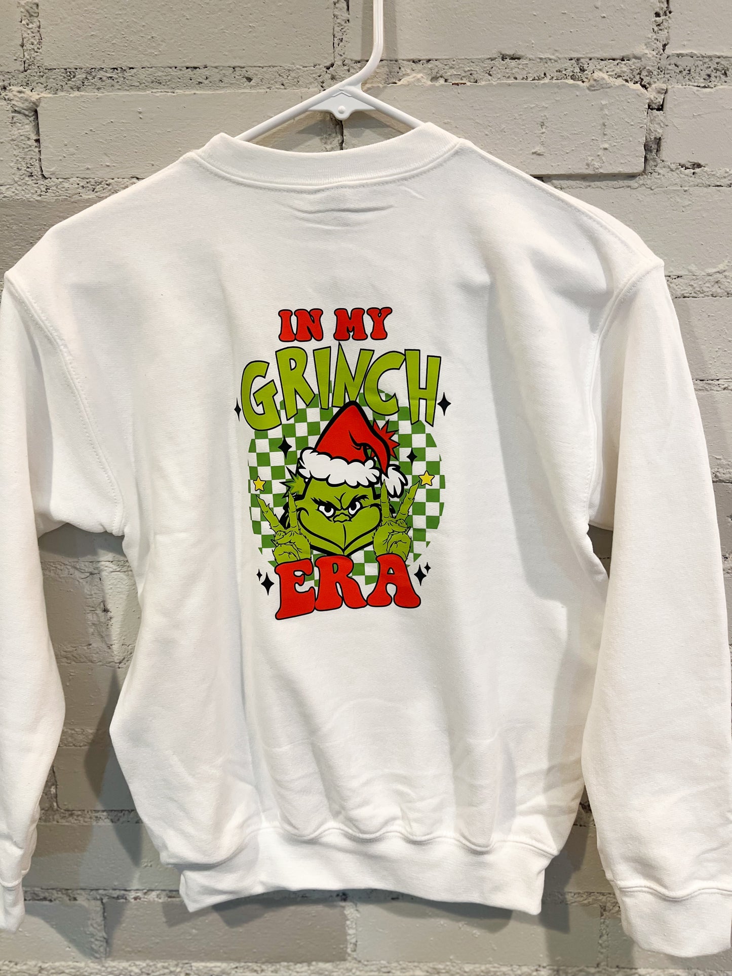 In My Gr1nch Era Youth Crewneck