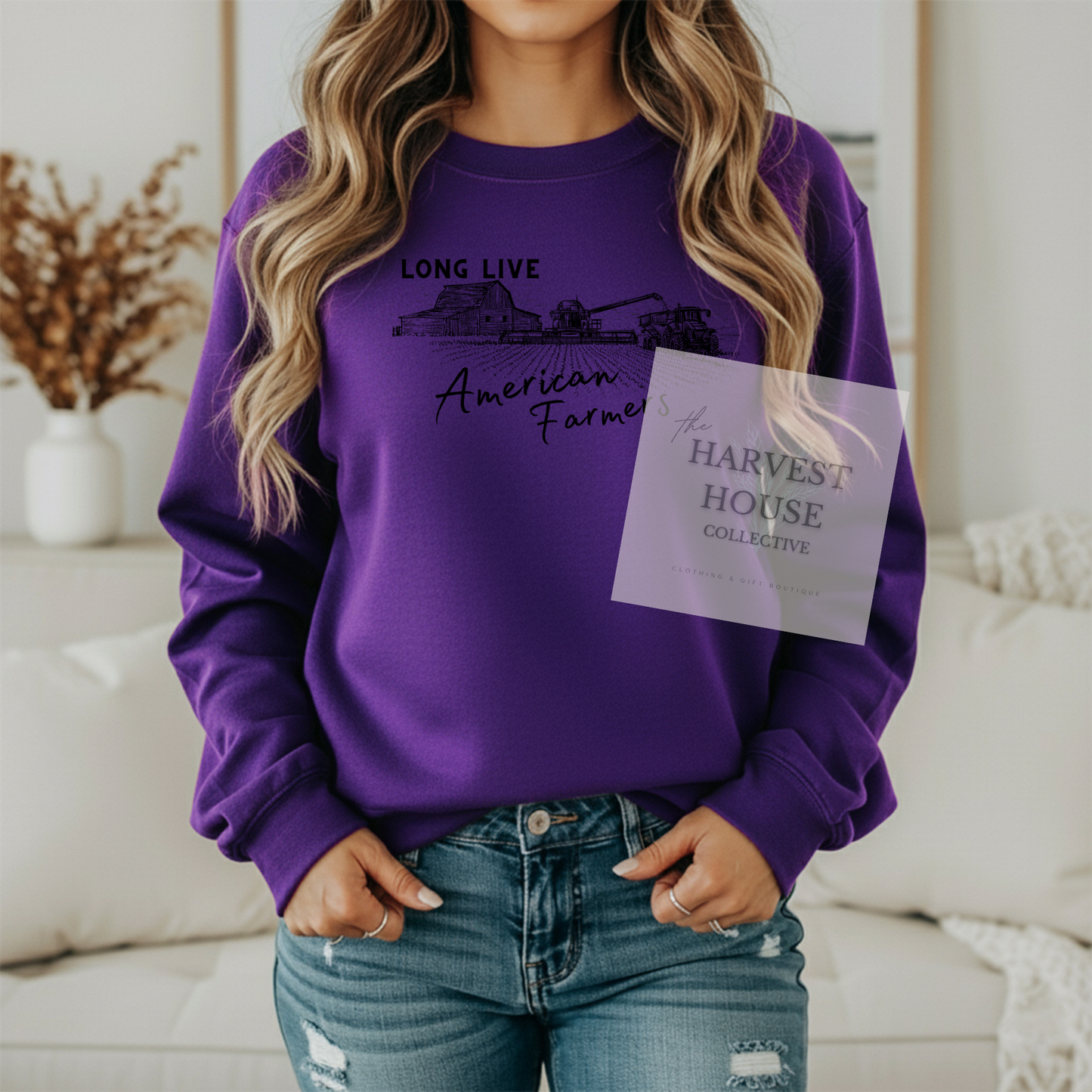 Long Live American Farmers Crewneck & Hoodie