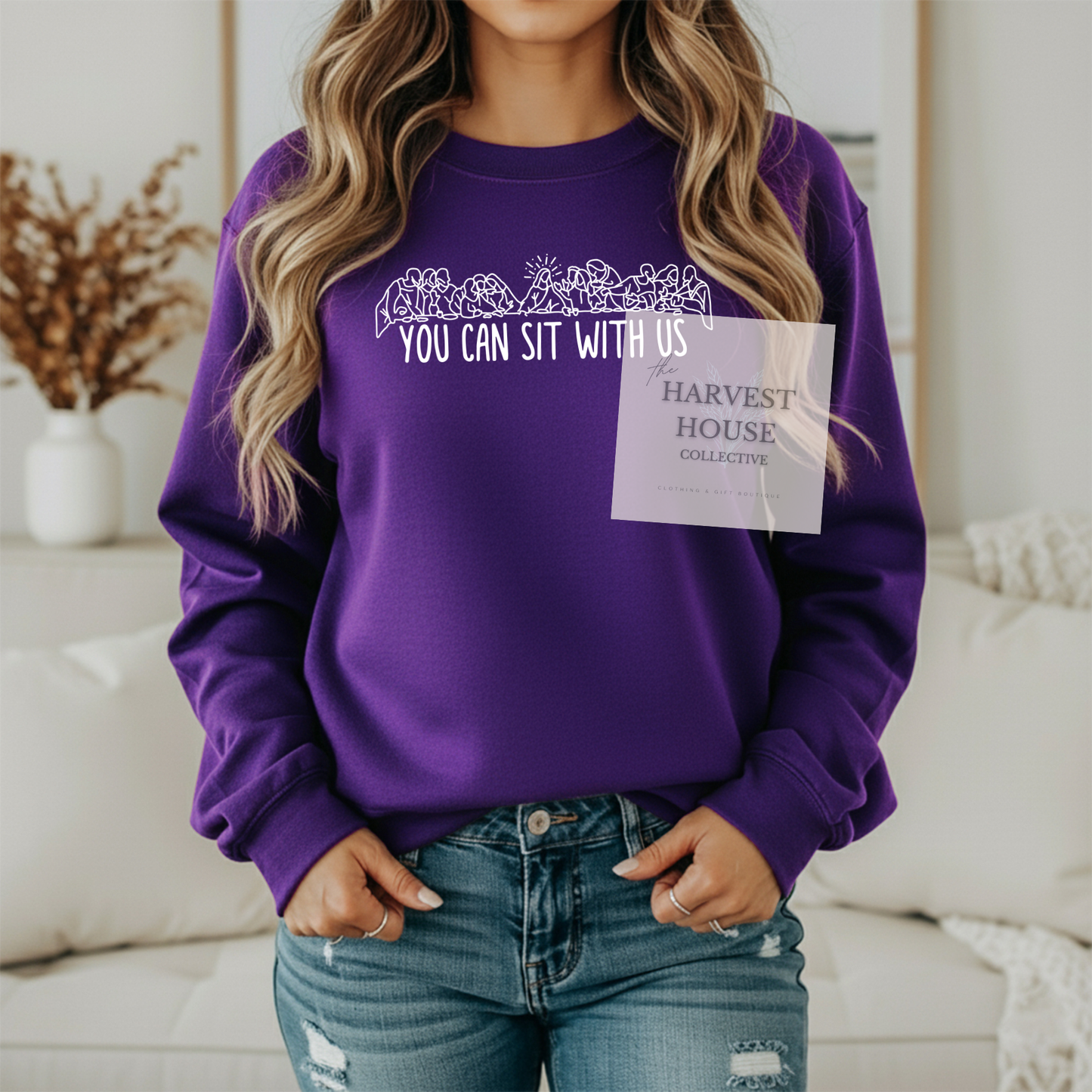 You Can Sit With Us Gildan Crewneck & Hoodie