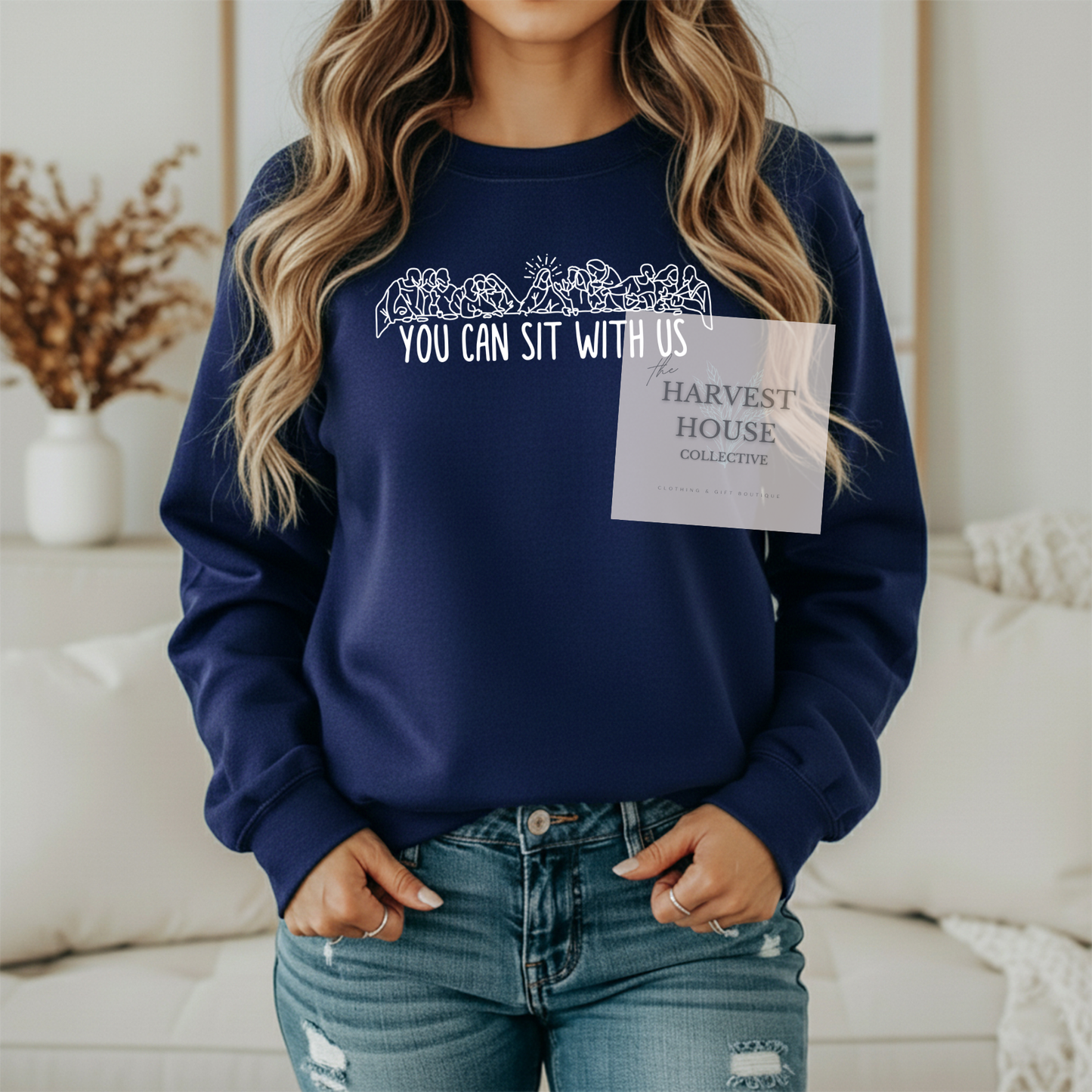 You Can Sit With Us Gildan Crewneck & Hoodie