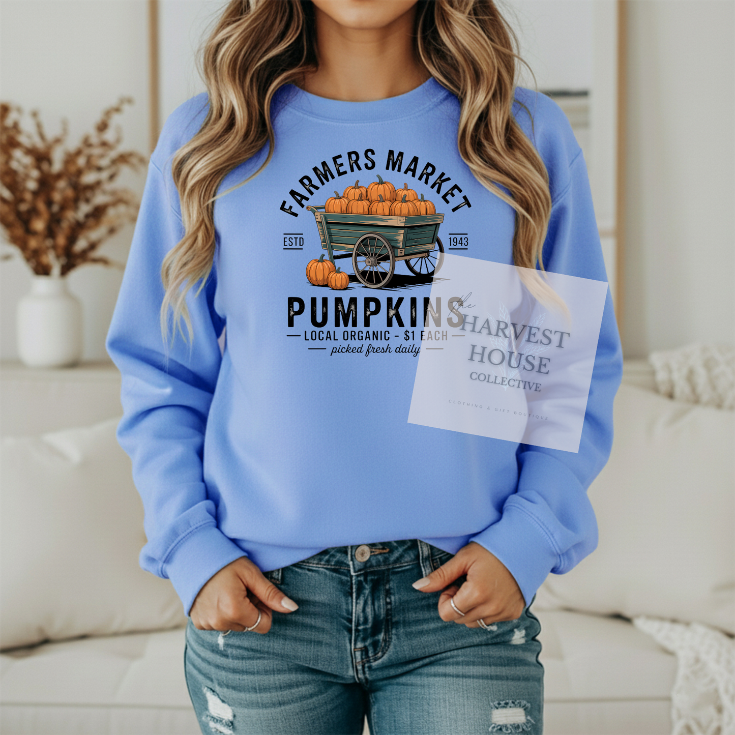 Farmers Market Gildan Hoodie & Crewneck