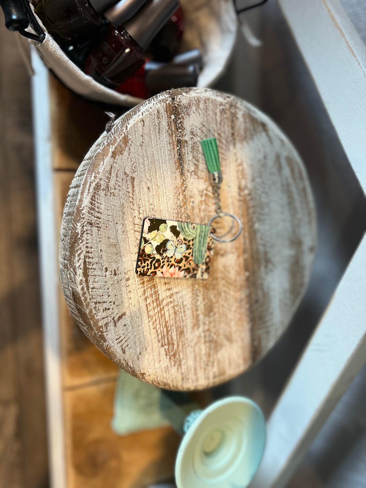 Succulent Keychain