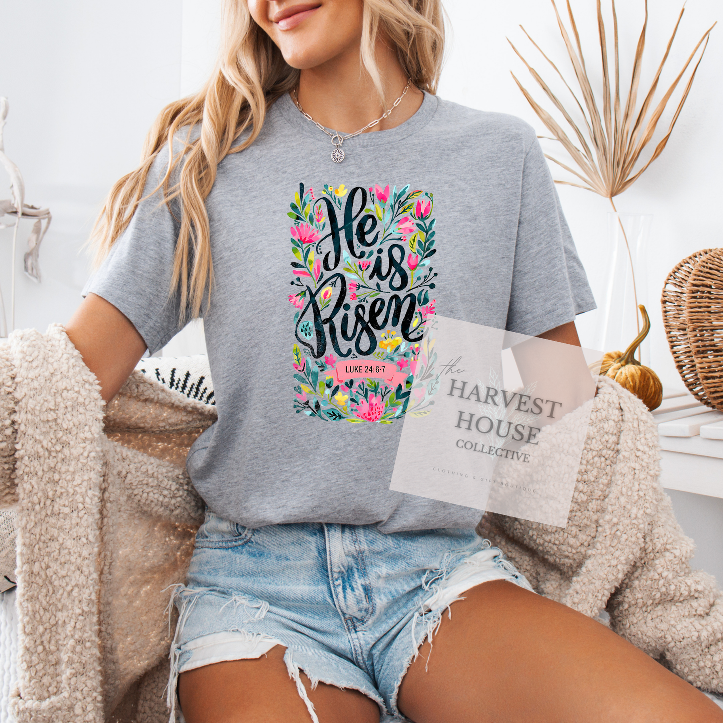 He Is Risen Tee