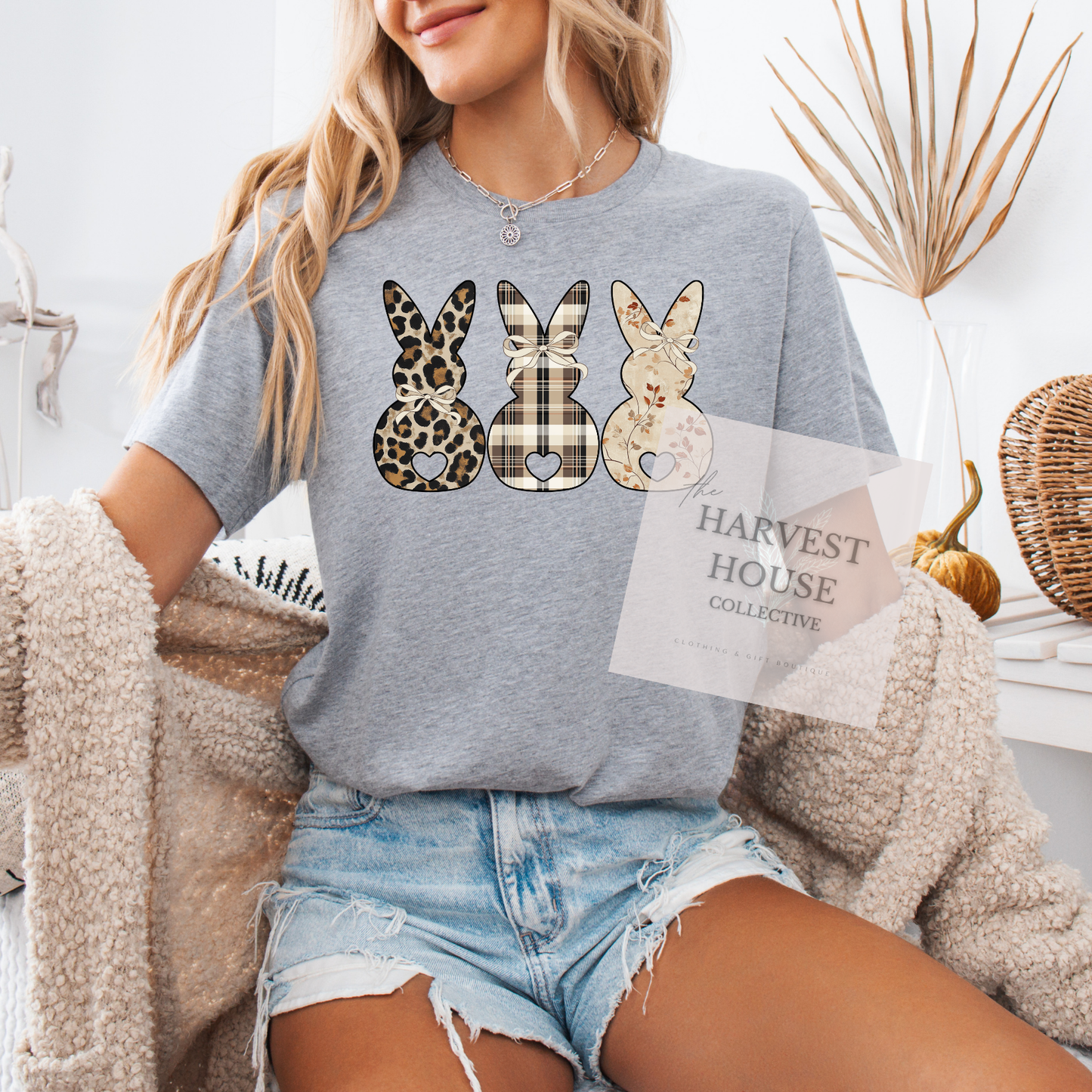 Neutral Bunnies Tee
