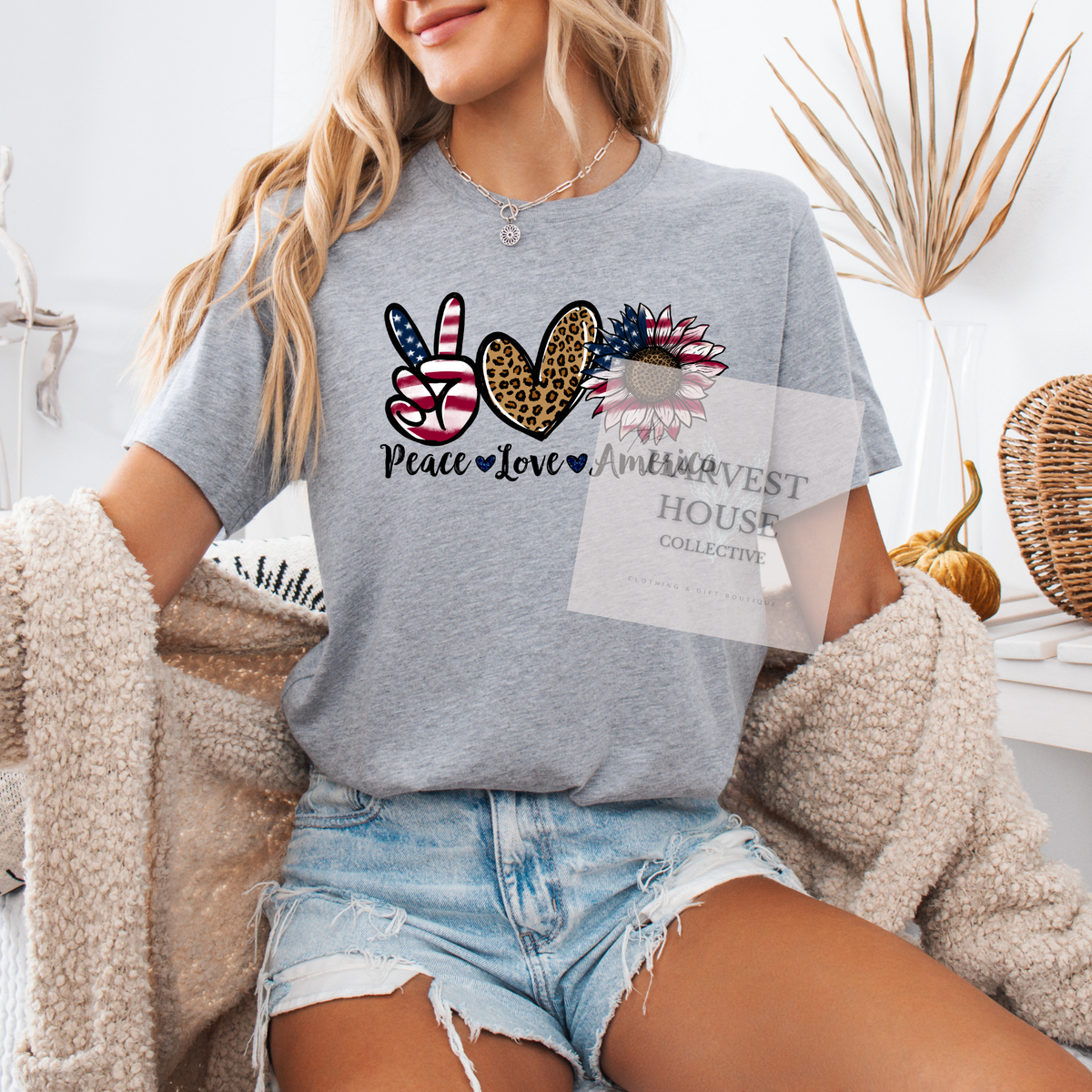 Peace Love America Shirt