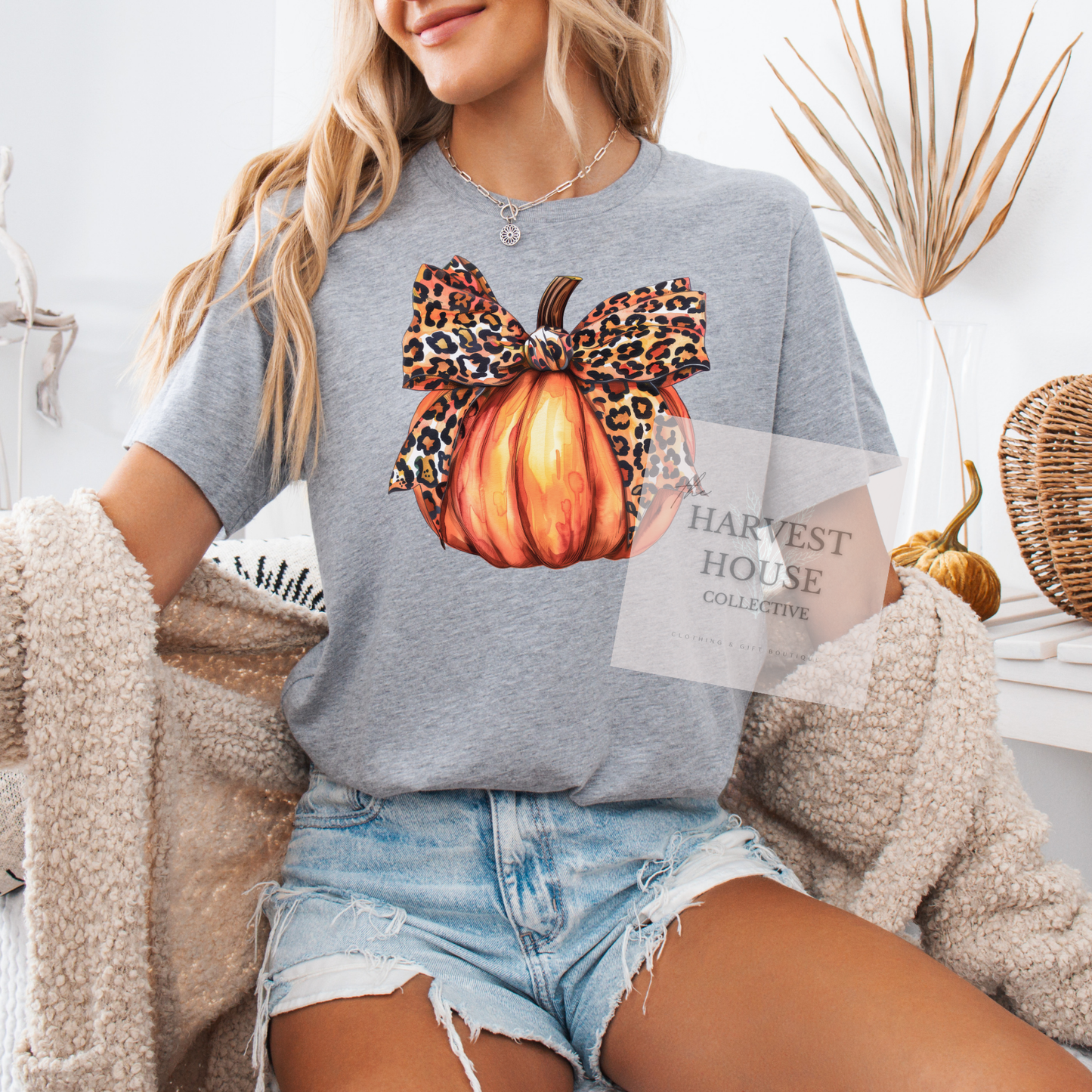 Leopard Pumpkin Tee