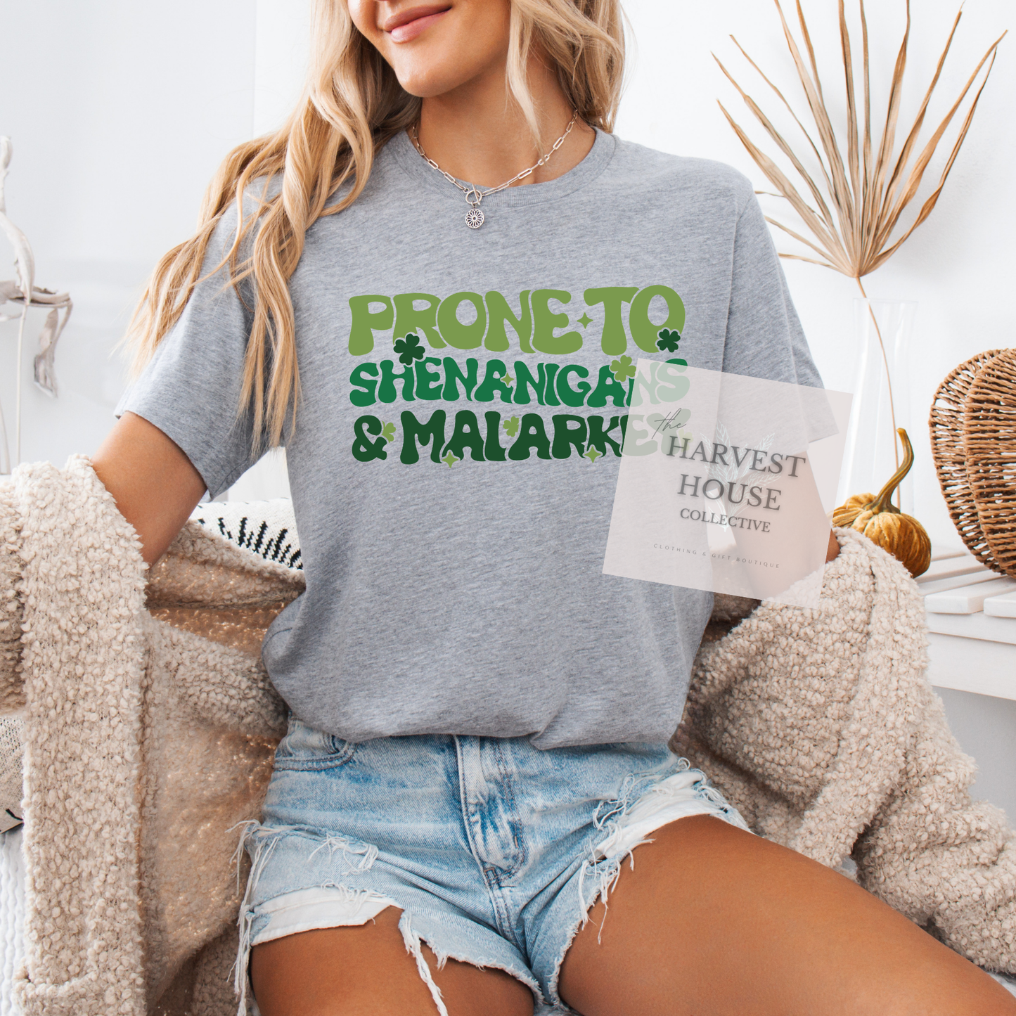 Prone To Shenanigans And Malarky Bella Canvas Tee