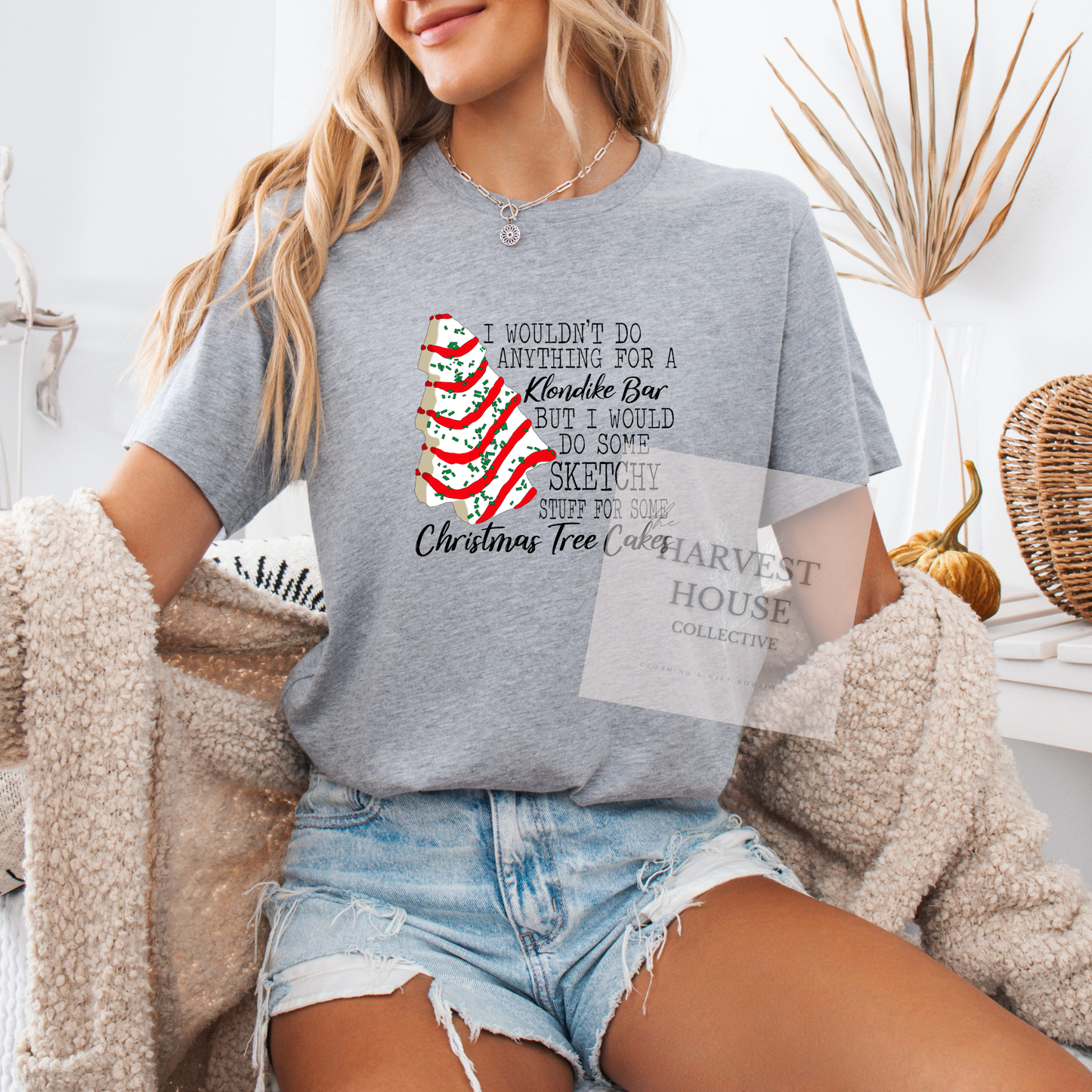 Christmas Tree Cake Bella Canvas Tee