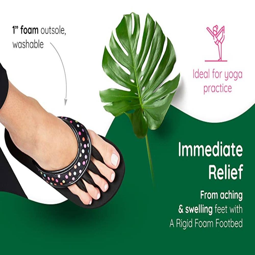 Polka Dot Toe Separator Sandals