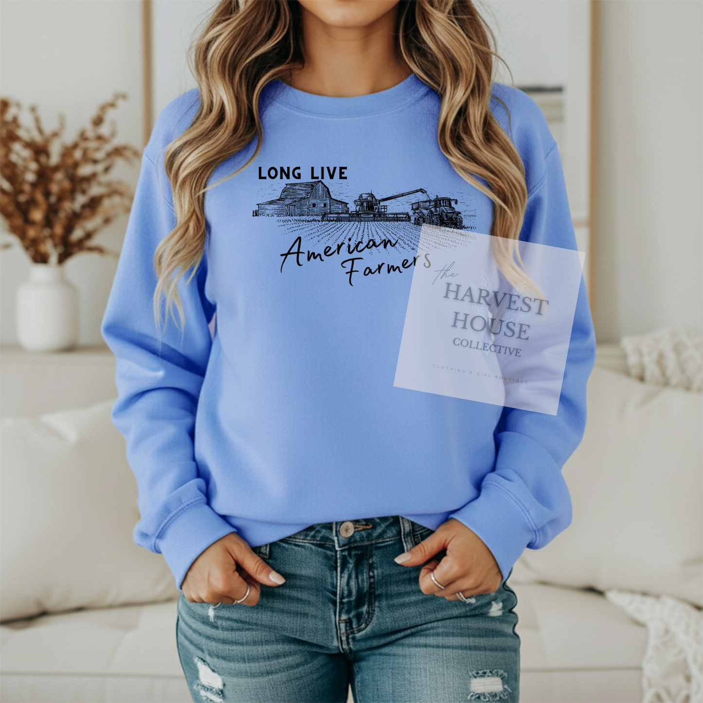 Long Live American Farmers Crewneck & Hoodie