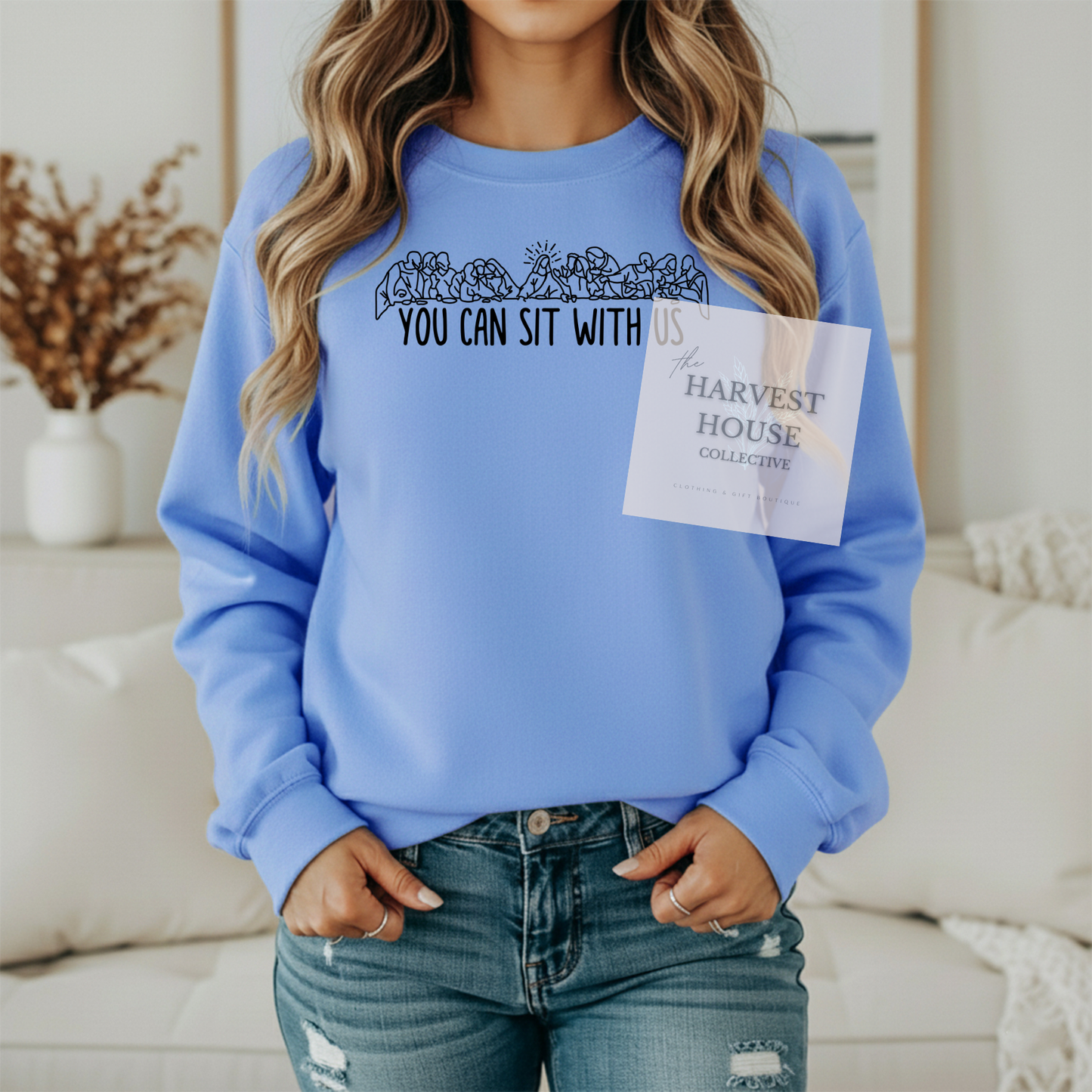 You Can Sit With Us Gildan Crewneck & Hoodie