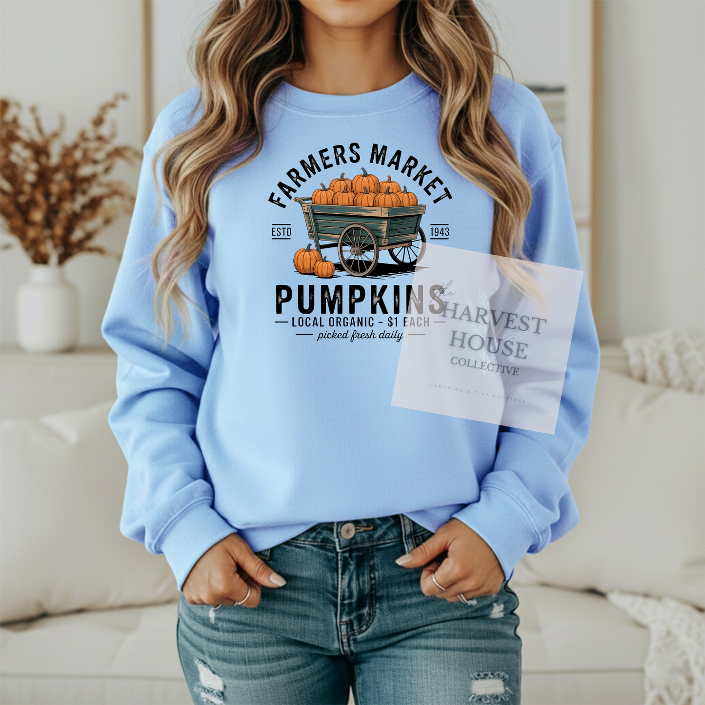 Farmers Market Gildan Hoodie & Crewneck