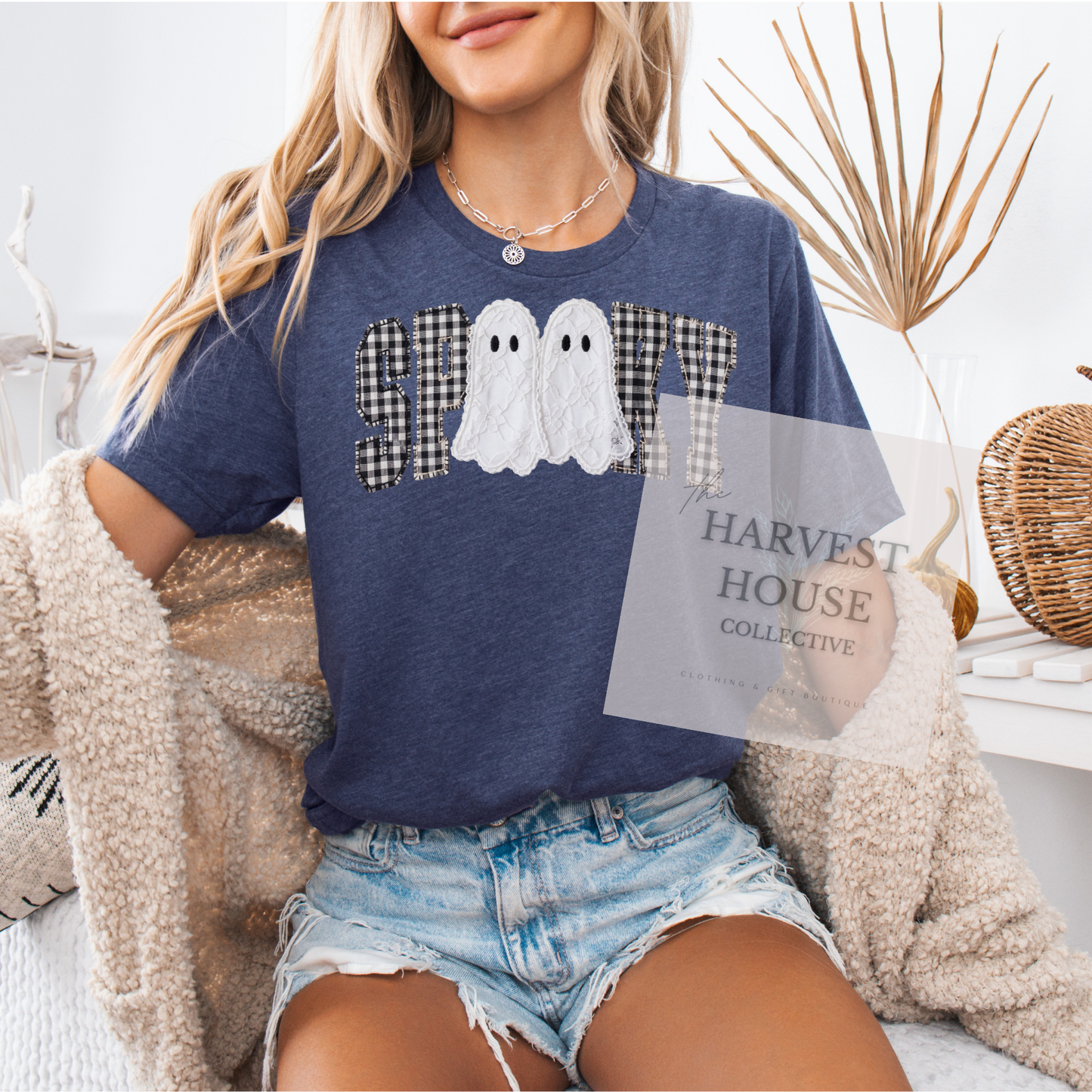 Faux Lace Spooky Shirt