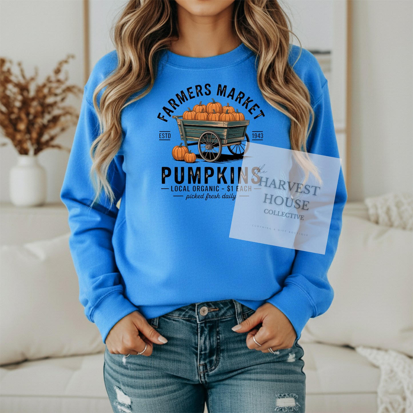 Farmers Market Gildan Hoodie & Crewneck