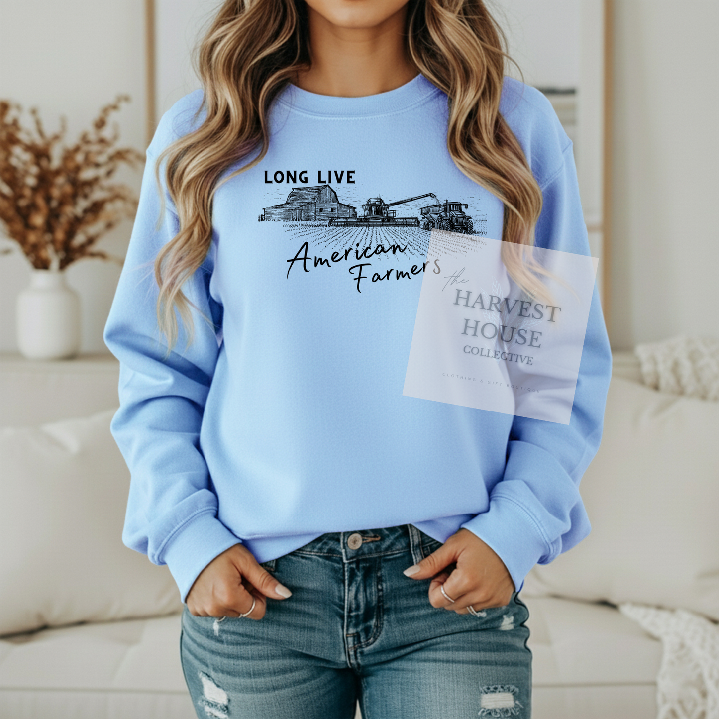 Long Live American Farmers Crewneck & Hoodie