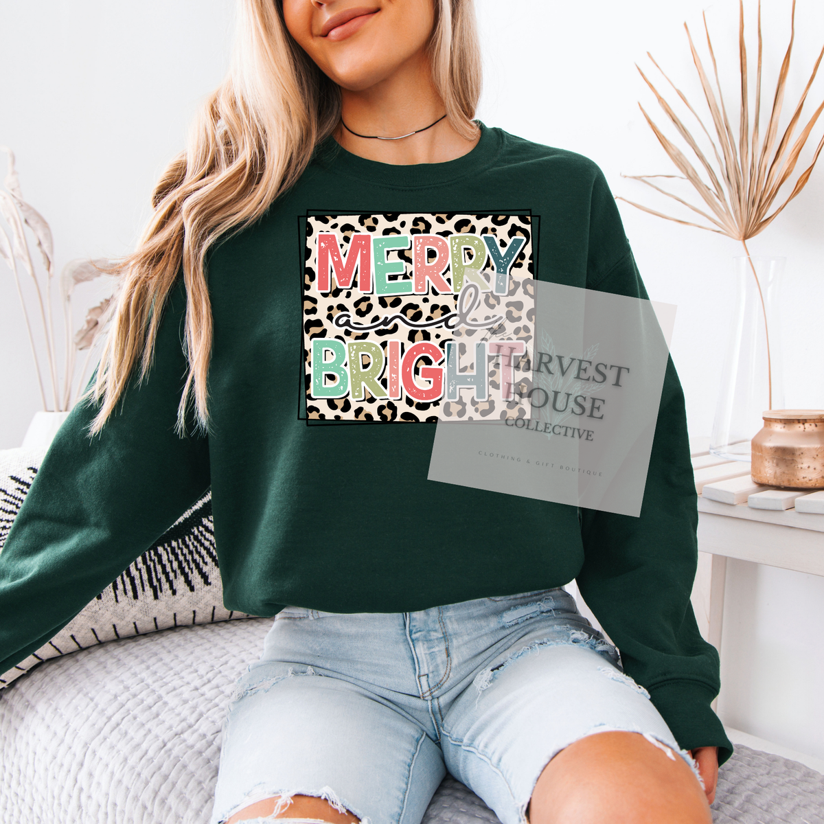 Merry & Bright Crewneck & Hoodie
