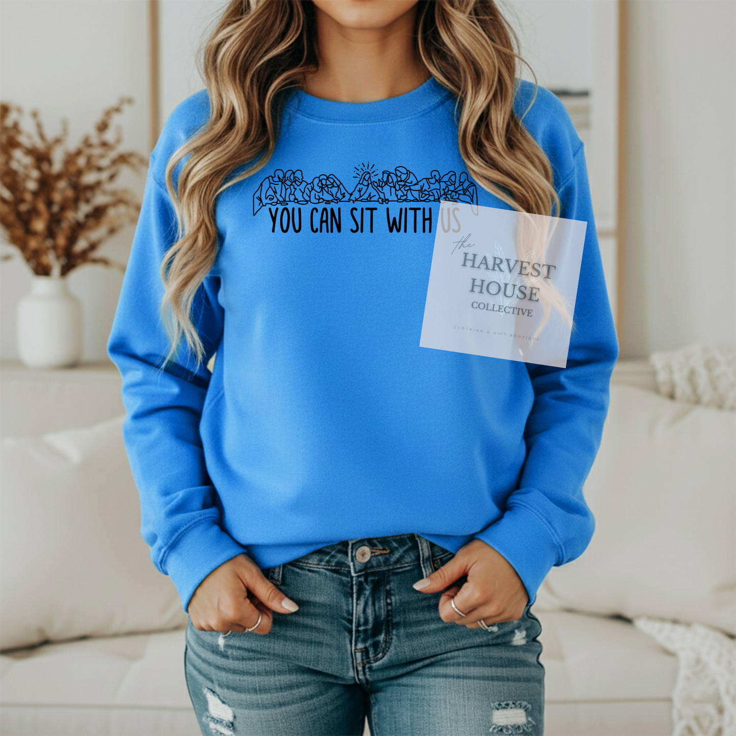 You Can Sit With Us Gildan Crewneck & Hoodie