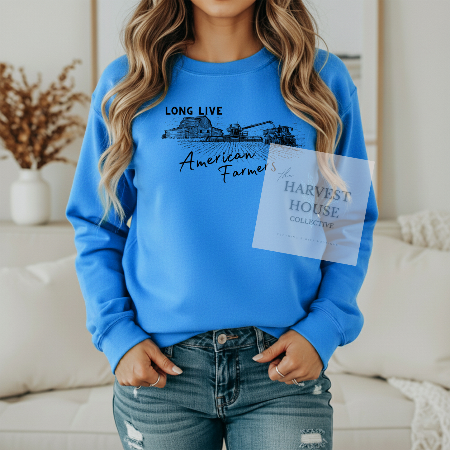 Long Live American Farmers Crewneck & Hoodie