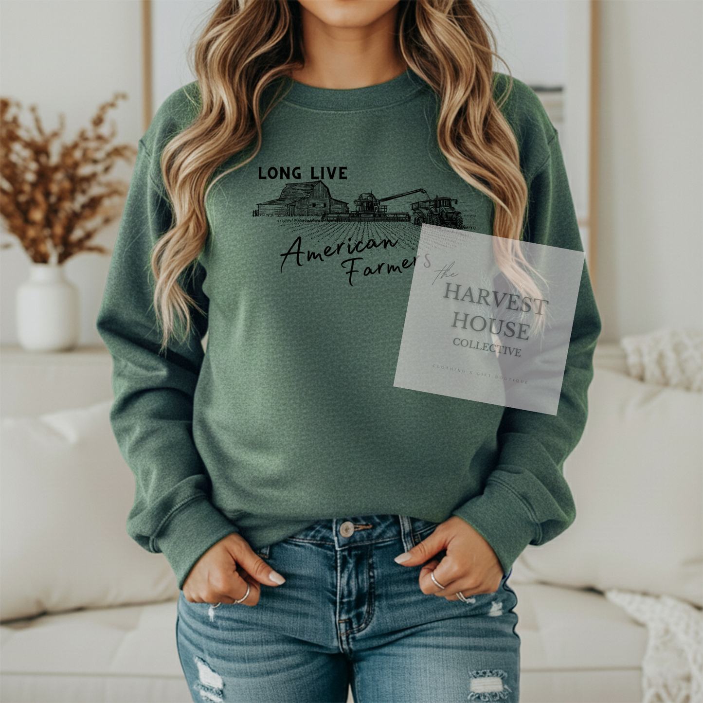 Long Live American Farmers Crewneck & Hoodie