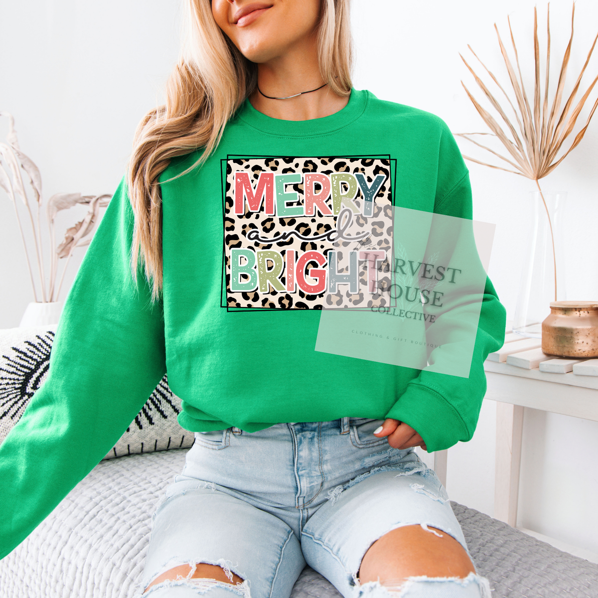 Merry & Bright Crewneck & Hoodie