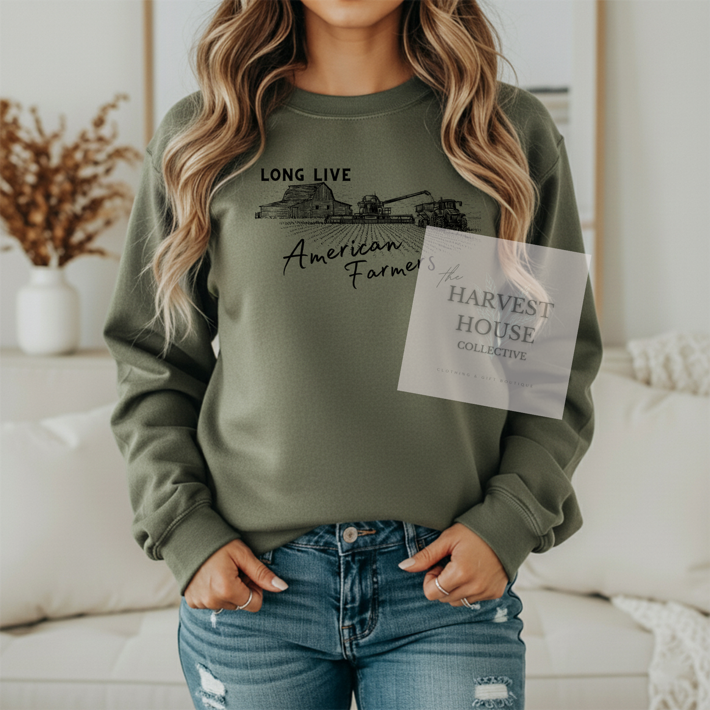 Long Live American Farmers Crewneck & Hoodie