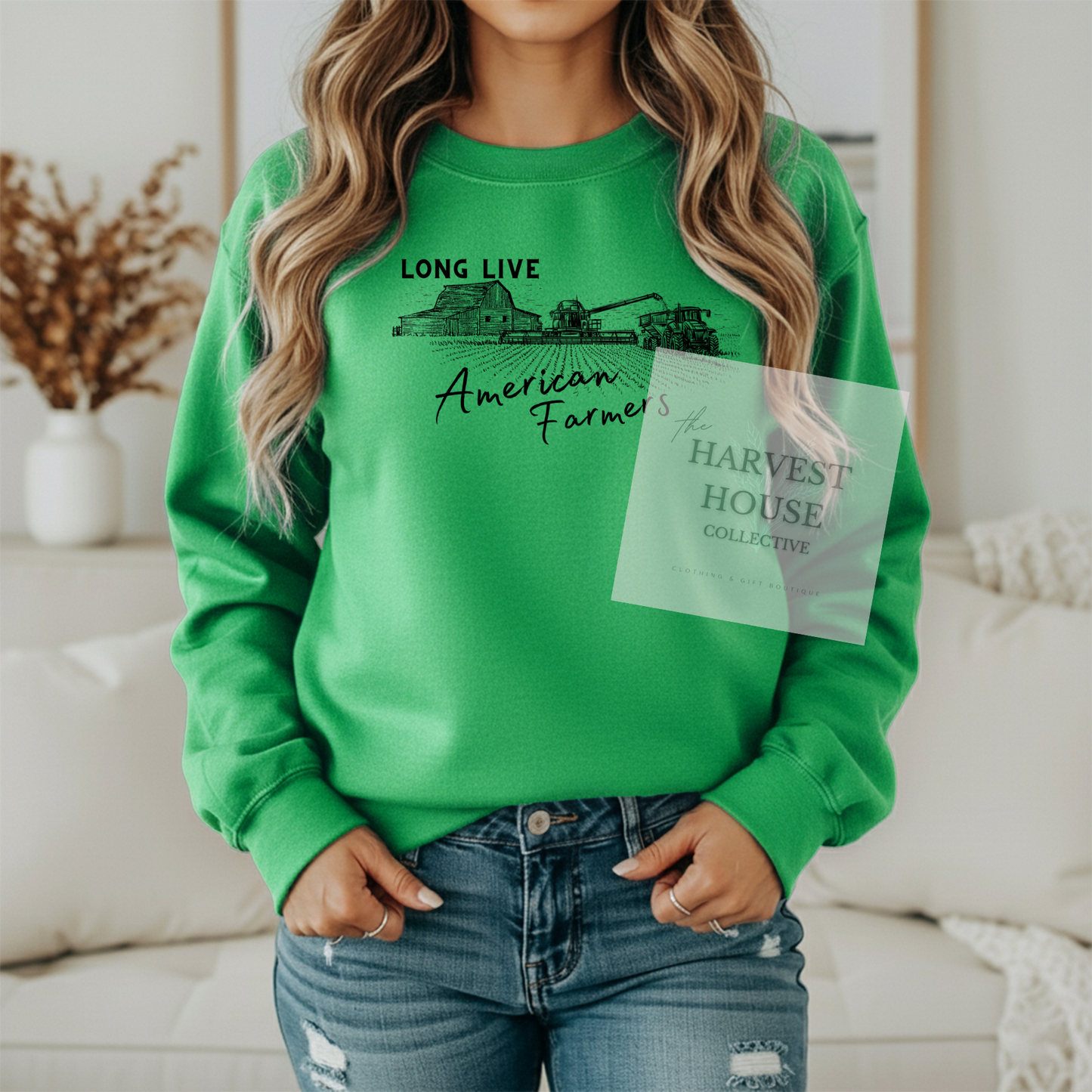 Long Live American Farmers Crewneck & Hoodie