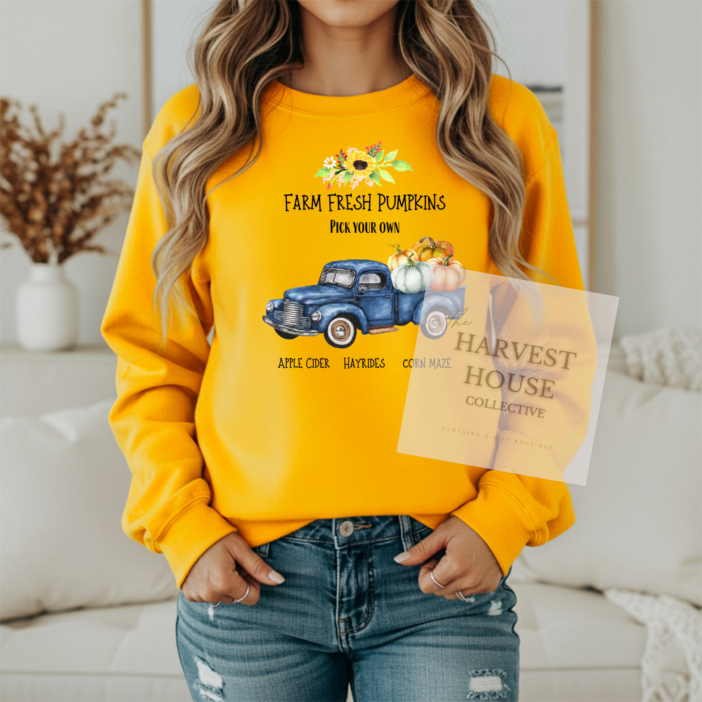 Farm Fresh Pumpkins Crewneck