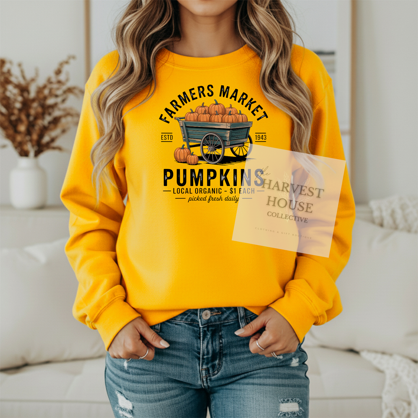 Farmers Market Gildan Hoodie & Crewneck