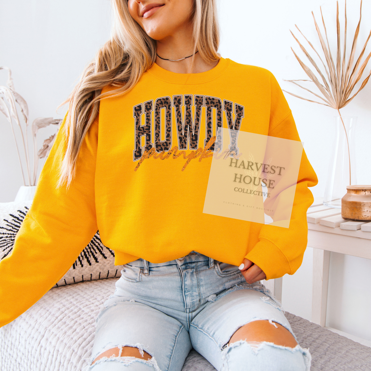 Howdy Pumpkin Crewneck & Hoodie