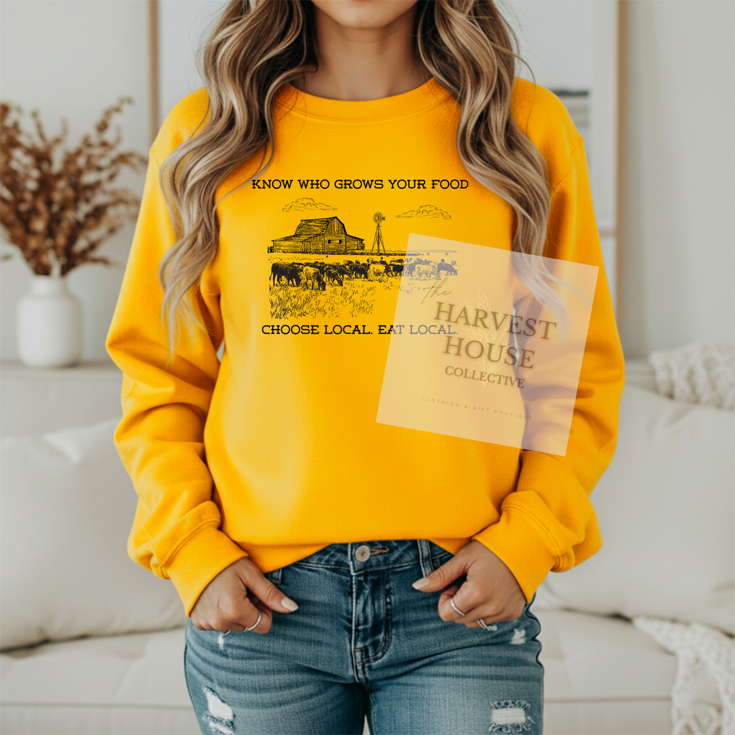 Know Who Grows Your Food Crewneck & Hoodie