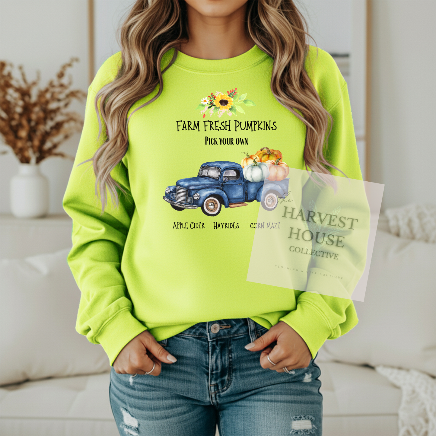 Farm Fresh Pumpkins Crewneck