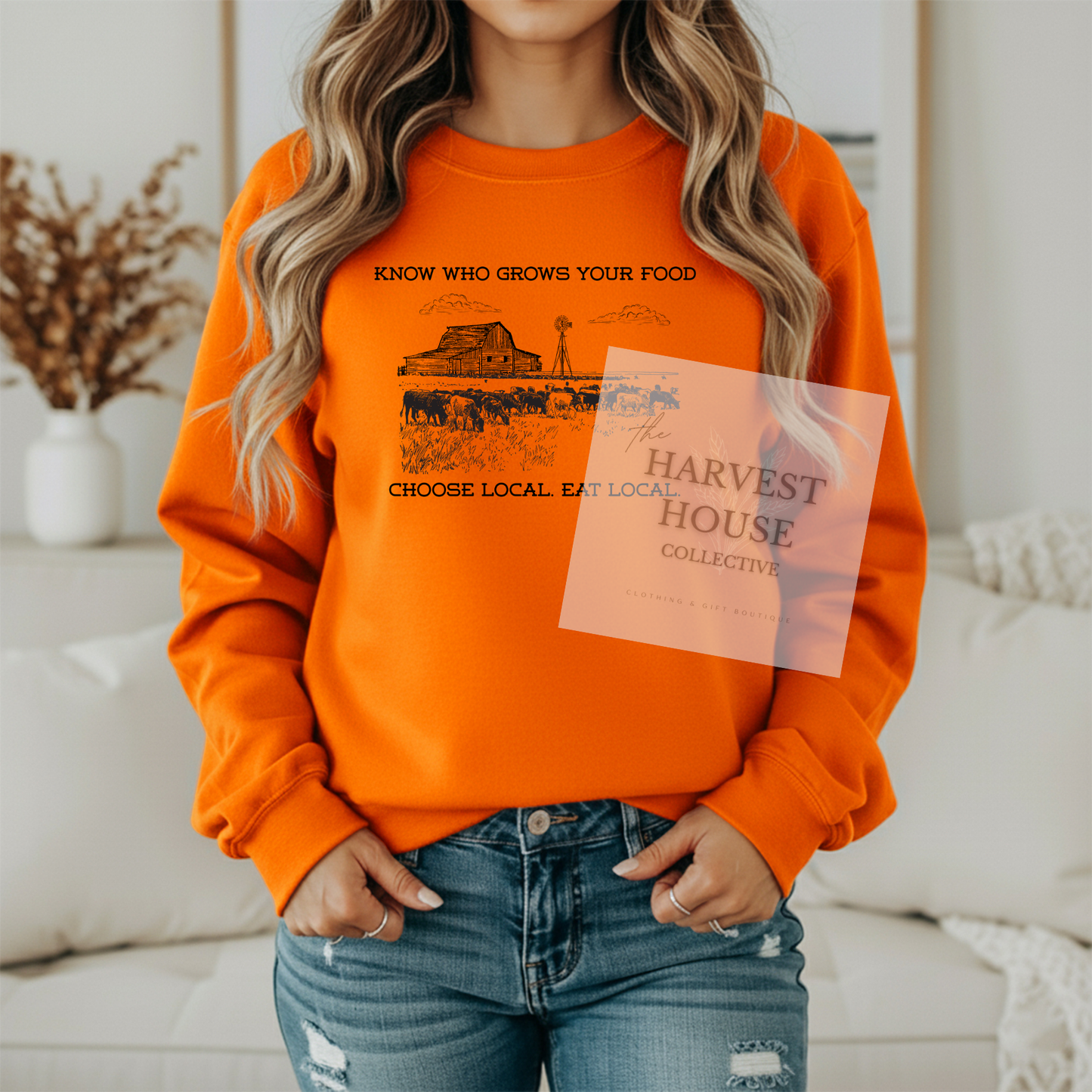 Know Who Grows Your Food Crewneck & Hoodie