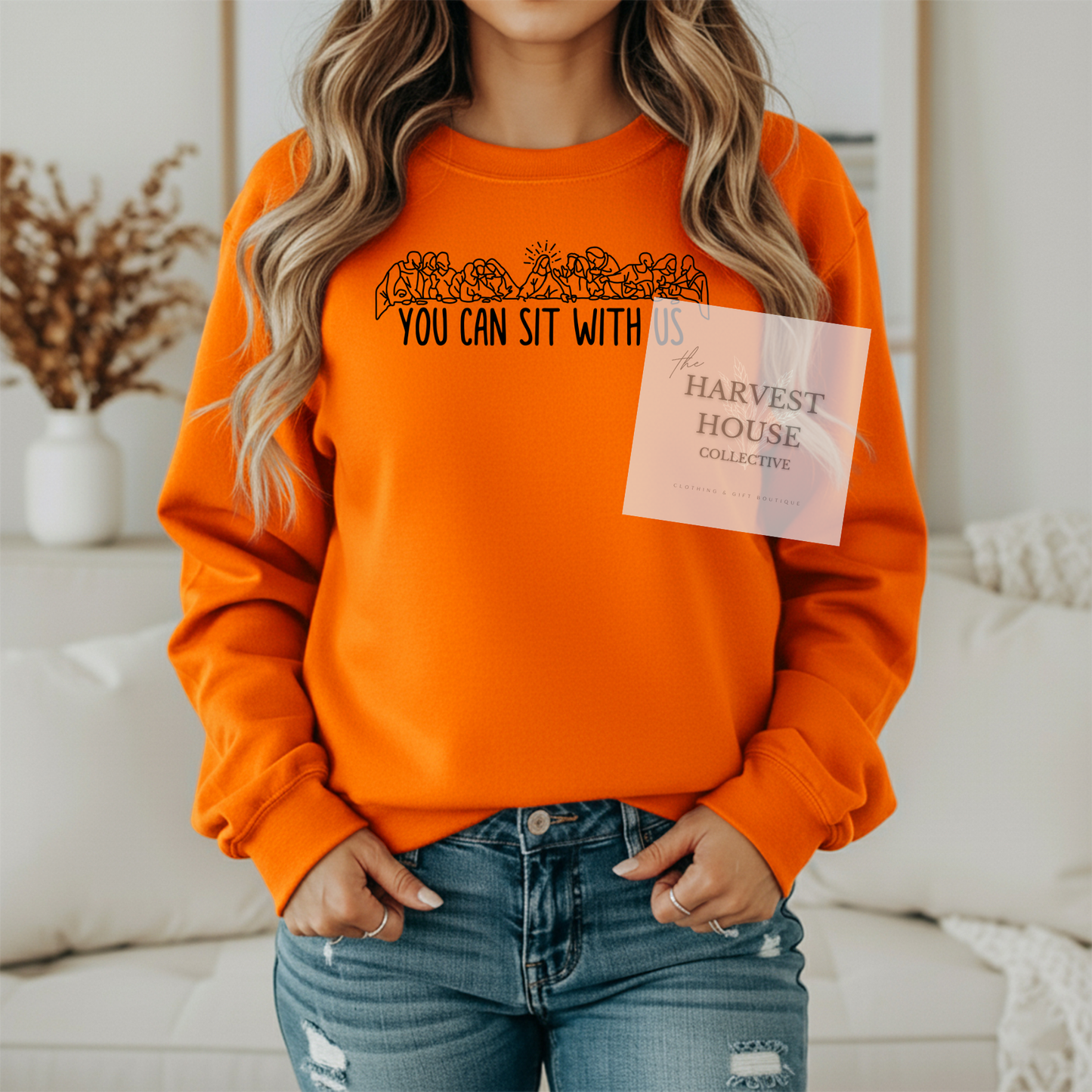 You Can Sit With Us Gildan Crewneck & Hoodie