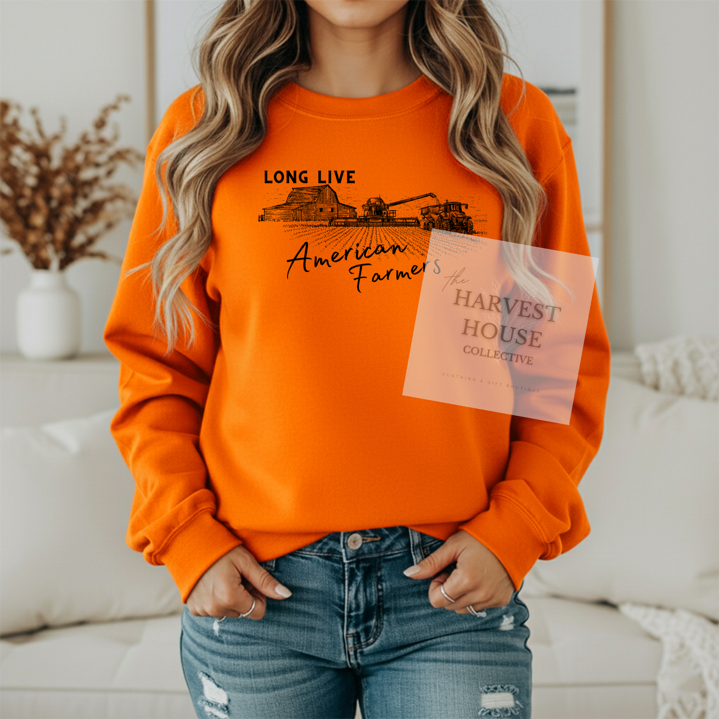 Long Live American Farmers Crewneck & Hoodie