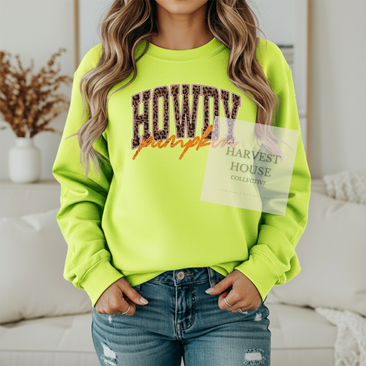 Howdy Pumpkin Crewneck & Hoodie