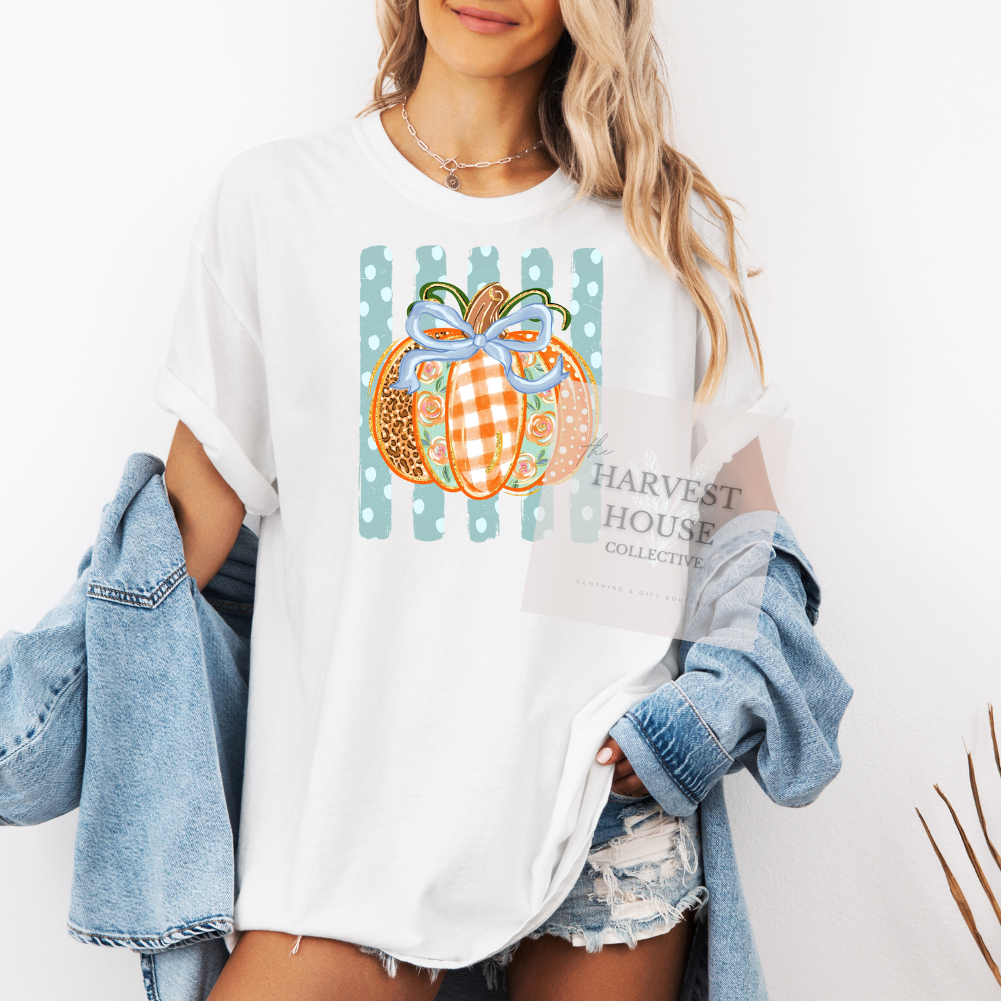 Polka Dot Pumpkin Tee
