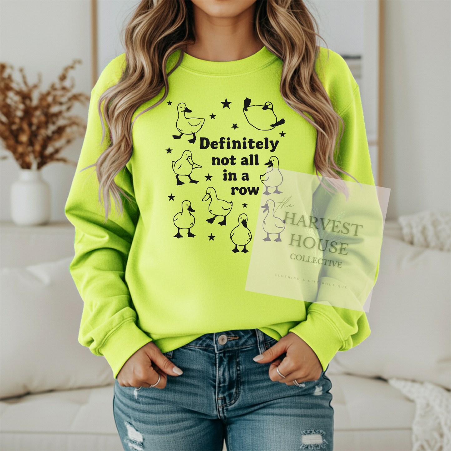 Ducks In A Row Gildan Crewneck & Hoodie