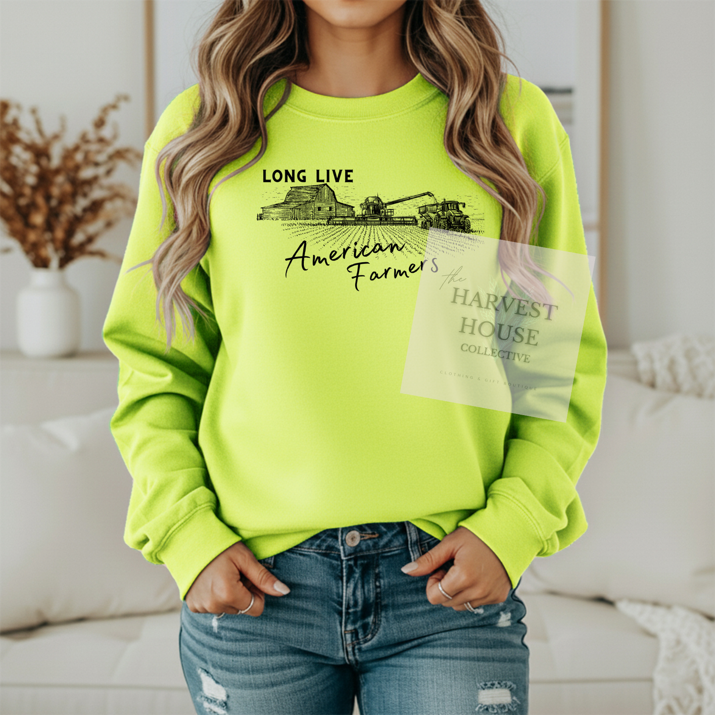 Long Live American Farmers Crewneck & Hoodie