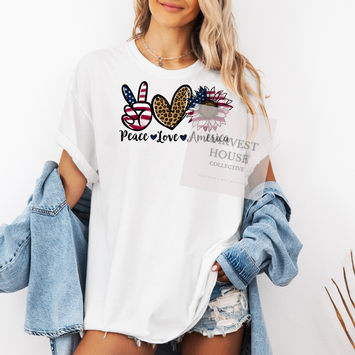 Peace Love America Shirt