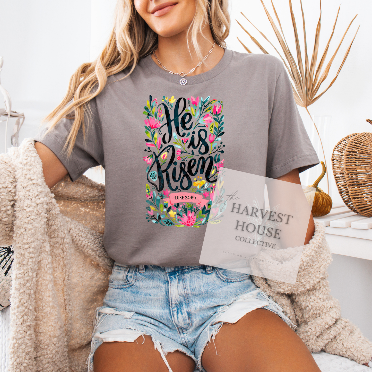 He Is Risen Tee